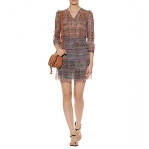 Isabel Marant Etoile Danzig Silk Chiffon Dress
